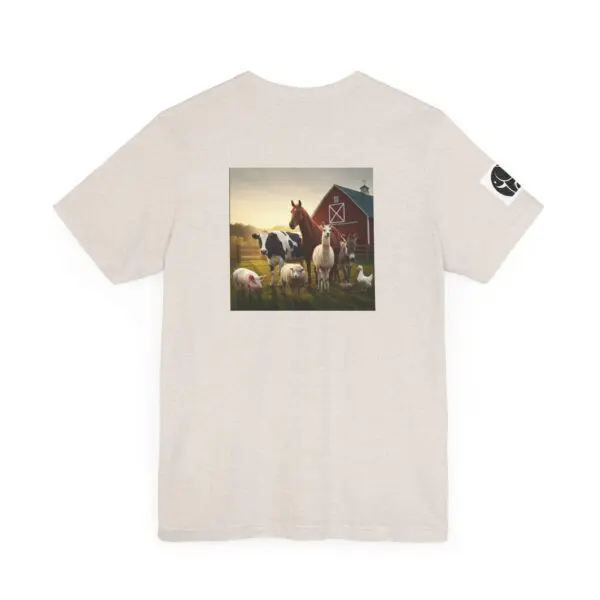 Adult ZooMates! Unisex Soft Jersey Short Sleeve Tee - Fun Farm Animal Graphic Shirt - Image 20