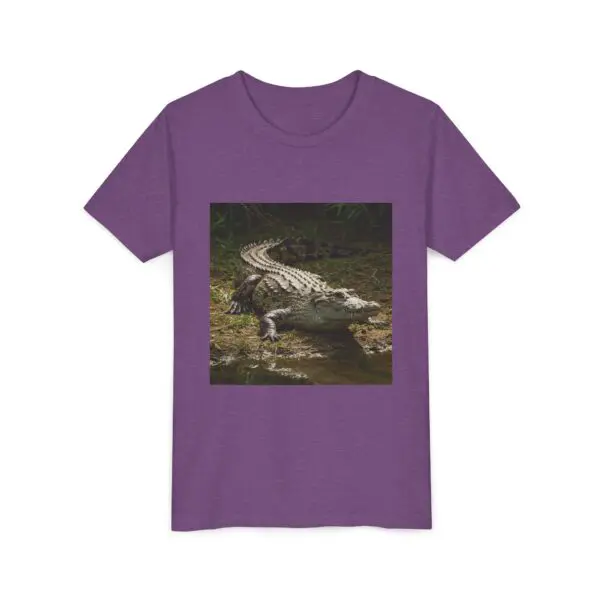 Youth Short Sleeve Tee - 'ZooMates!' Alligator Graphic Design Tee - Image 27