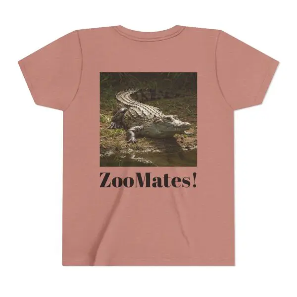 Youth Short Sleeve Tee - 'ZooMates!' Alligator Graphic Design Tee - Image 10