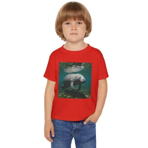 Toddler Manatee T-Shirt - ZooMates! Design - Image 27
