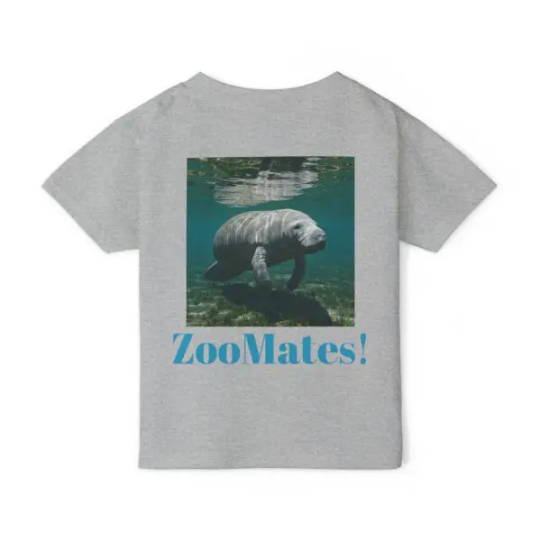 Toddler Manatee T-Shirt - ZooMates! Design - Image 2