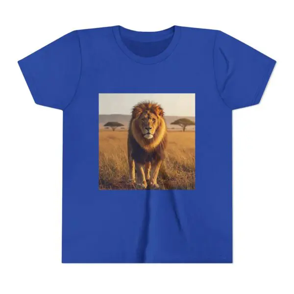Youth Short Sleeve Tee - ZooMates! Lion Design - Image 21