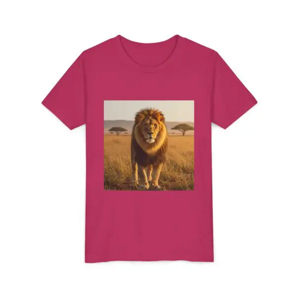 Youth Short Sleeve Tee - ZooMates! Lion Design - Image 31