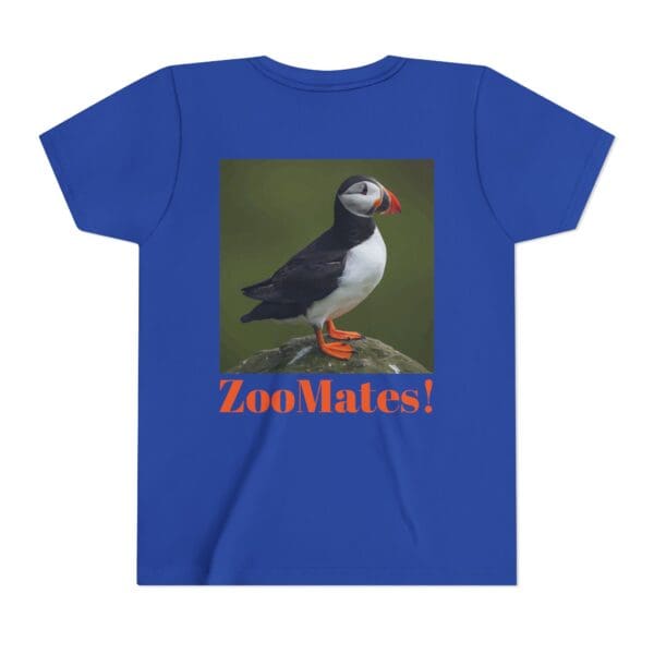 Youth Puffin Tee - 'ZooMates!' Fun, Cute Animal T-Shirt for Kids - Image 18