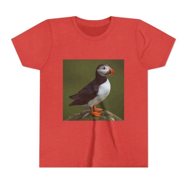Youth Puffin Tee - 'ZooMates!' Fun, Cute Animal T-Shirt for Kids - Image 29