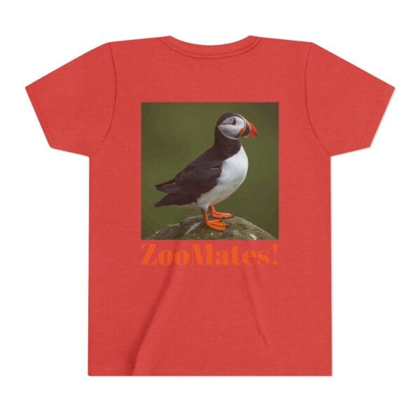 Youth Puffin Tee - 'ZooMates!' Fun, Cute Animal T-Shirt for Kids - Image 30