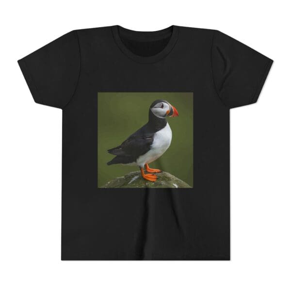 Youth Puffin Tee - 'ZooMates!' Fun, Cute Animal T-Shirt for Kids - Image 9