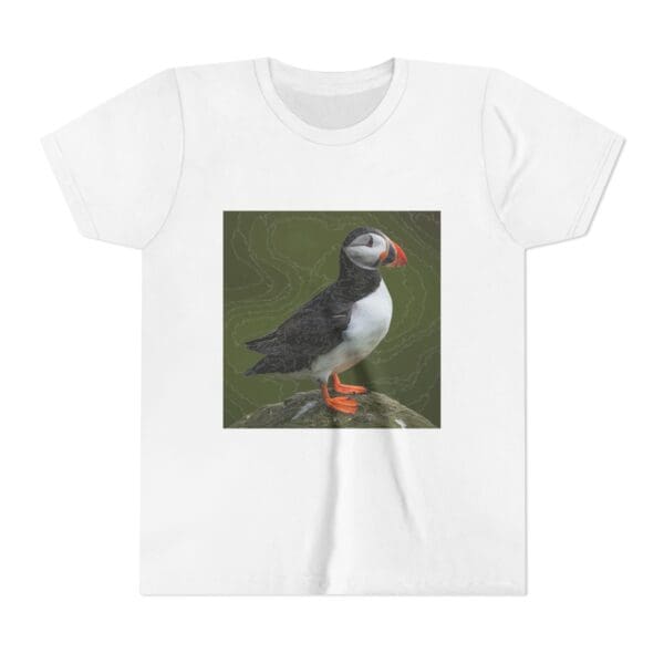 Youth Puffin Tee - 'ZooMates!' Fun, Cute Animal T-Shirt for Kids - Image 5