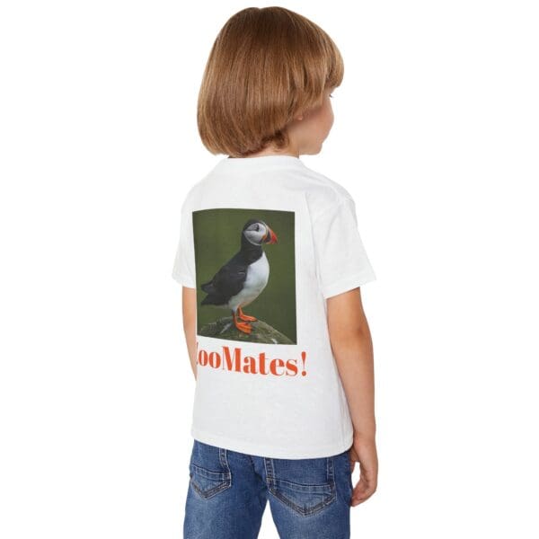 Toddler T-Shirt - Adorable Puffin Animal Graphic Tee - Image 4
