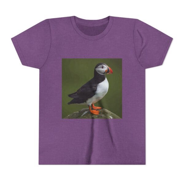 Youth Puffin Tee - 'ZooMates!' Fun, Cute Animal T-Shirt for Kids - Image 21