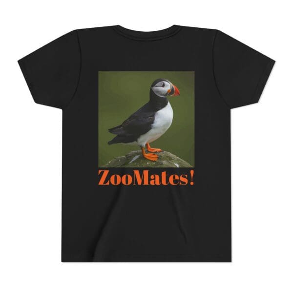 Youth Puffin Tee - 'ZooMates!' Fun, Cute Animal T-Shirt for Kids - Image 10