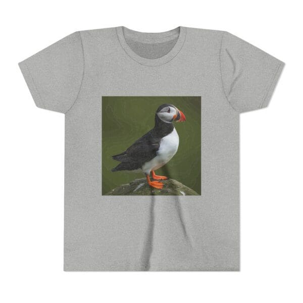 Youth Puffin Tee - 'ZooMates!' Fun, Cute Animal T-Shirt for Kids - Image 13