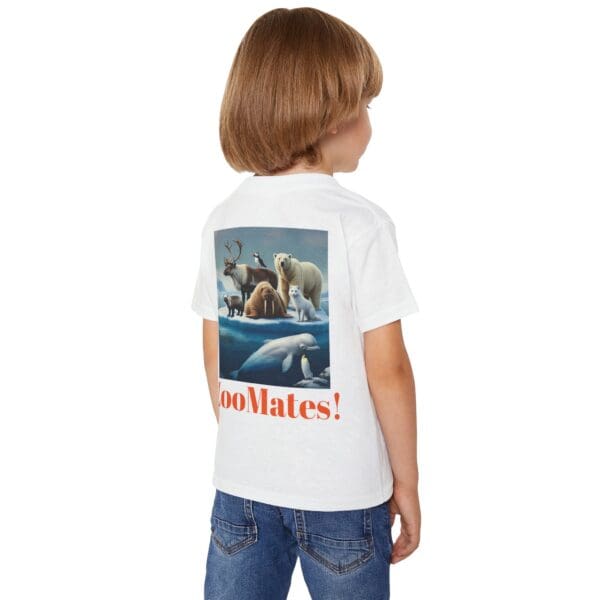 Toddler ZooMates Animal T-Shirt -Adorable Arctic Animal Design - Image 4