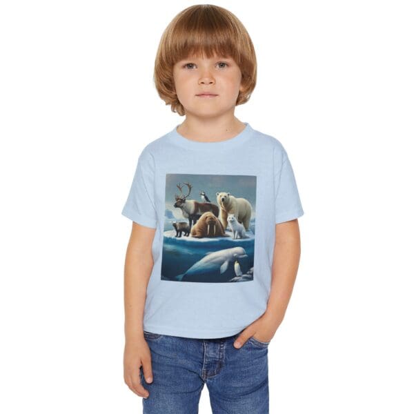 Toddler ZooMates Animal T-Shirt -Adorable Arctic Animal Design - Image 11