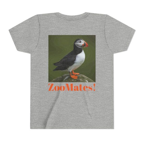 Youth Perfect Puffin Tee - 'ZooMates!' Fun, Cute Animal T-Shirt for Kids - Image 14