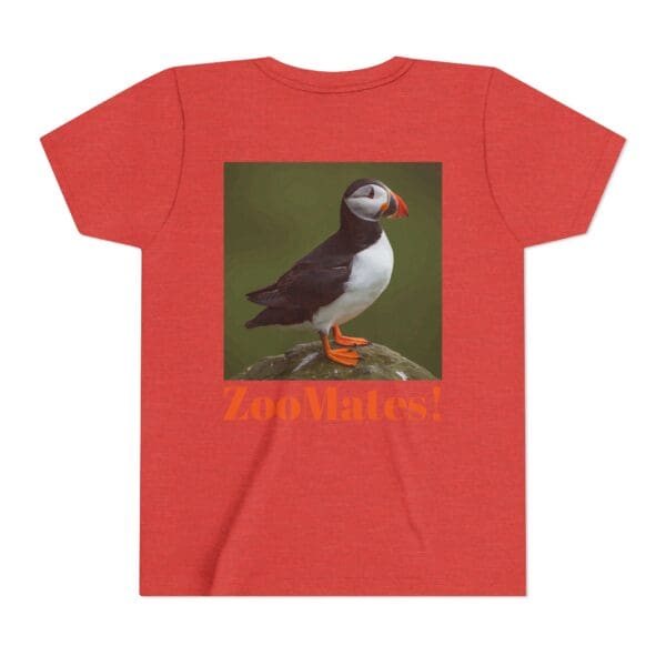 Youth Perfect Puffin Tee - 'ZooMates!' Fun, Cute Animal T-Shirt for Kids - Image 30