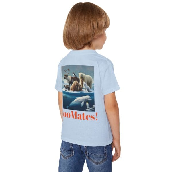 Toddler ZooMates Animal T-Shirt -Adorable Arctic Animal Design - Image 12