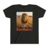 Youth Short Sleeve Tee - ZooMates! Large Lion Design - Image 14