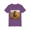 Youth Short Sleeve Tee - ZooMates! Large Lion Design - Image 27