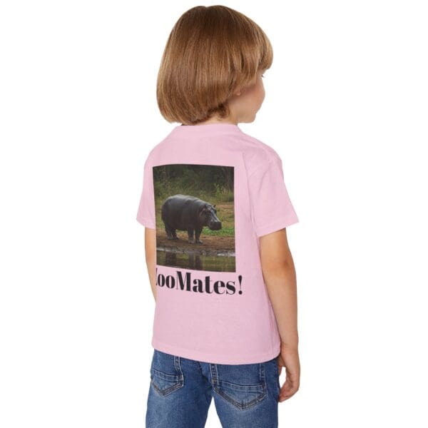 Toddler ZooMates! Adventure T-Shirt - Cute Design with Hippopotamus - Image 20