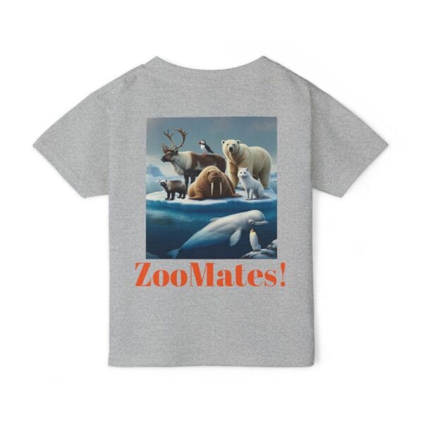 Toddler ZooMates Animal T-Shirt -Adorable Arctic Animal Design - Image 6