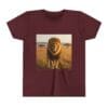 Youth Short Sleeve Tee - ZooMates! Large Lion Design - Image 33