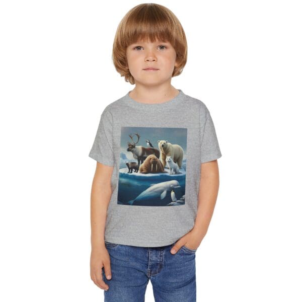 Toddler ZooMates Animal T-Shirt -Adorable Arctic Animal Design - Image 7