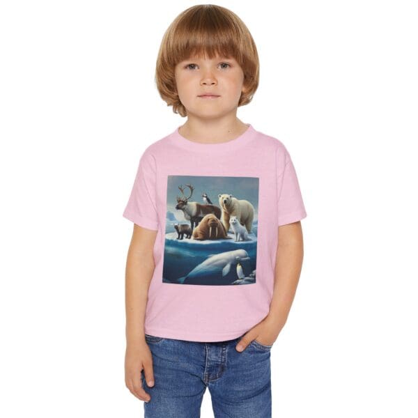 Toddler ZooMates Animal T-Shirt -Adorable Arctic Animal Design - Image 19