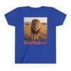 Youth Short Sleeve Tee - ZooMates! Large Lion Design - Image 22