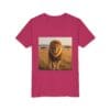 Youth Short Sleeve Tee - ZooMates! Large Lion Design - Image 31
