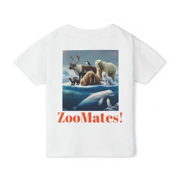 Toddler ZooMates Animal T-Shirt -Adorable Arctic Animal Design - Image 3