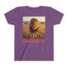 Youth Short Sleeve Tee - ZooMates! Large Lion Design - Image 26