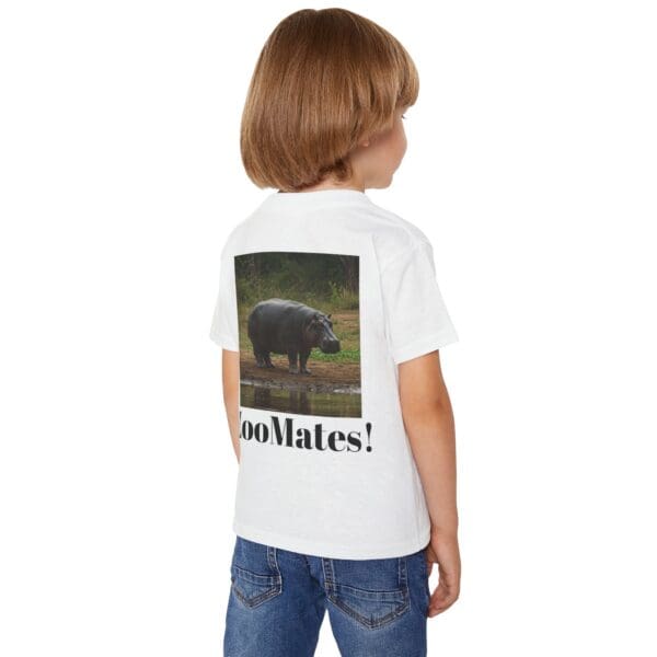 Toddler ZooMates! Adventure T-Shirt - Cute Design with Hippopotamus - Image 4