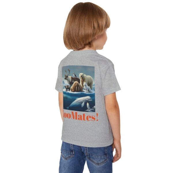 Toddler ZooMates Animal T-Shirt -Adorable Arctic Animal Design - Image 8