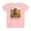 Youth Short Sleeve Tee - ZooMates! Large Lion Design - Image 38