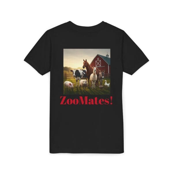 Youth Short Sleeve Tee with ZooMates! design and Fabulous Farm Animals - Image 8