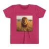 Youth Short Sleeve Tee - ZooMates! Large Lion Design - Image 29