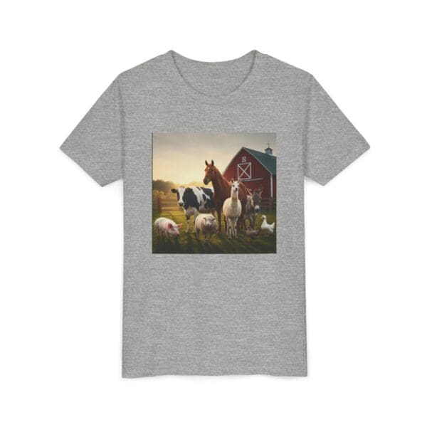 Youth Short Sleeve Tee with ZooMates! design and Fabulous Farm Animals - Image 19