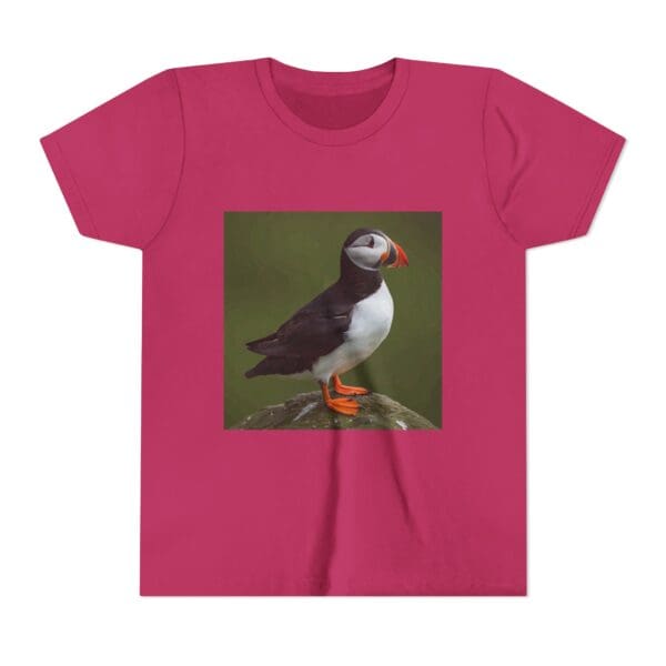 Youth Perfect Puffin Tee - 'ZooMates!' Fun, Cute Animal T-Shirt for Kids - Image 25