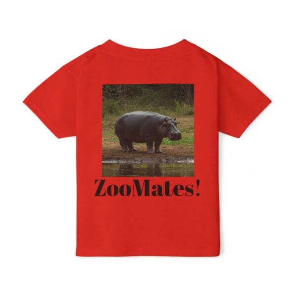 Toddler ZooMates! Adventure T-Shirt - Cute Design with Hippopotamus - Image 14