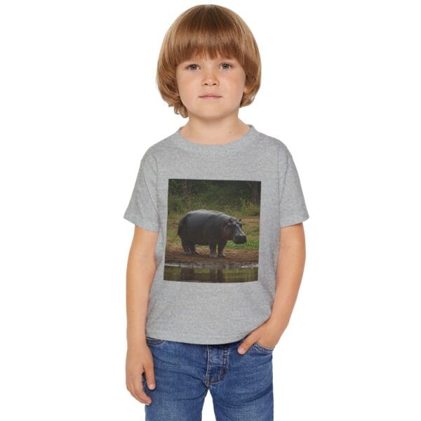 Toddler ZooMates! Adventure T-Shirt - Cute Design with Hippopotamus - Image 11