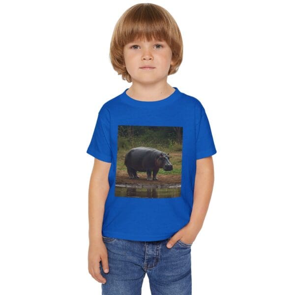 Toddler ZooMates! Adventure T-Shirt - Cute Design with Hippopotamus - Image 7
