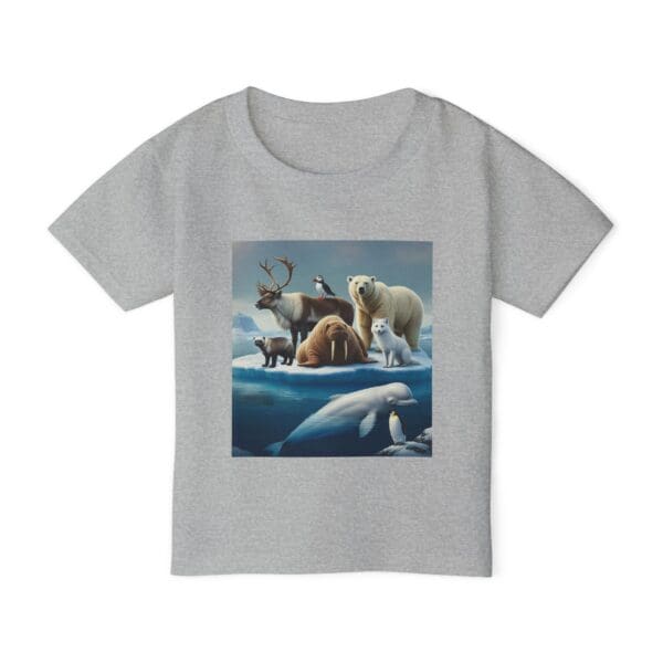 Toddler ZooMates Animal T-Shirt -Adorable Arctic Animal Design - Image 5
