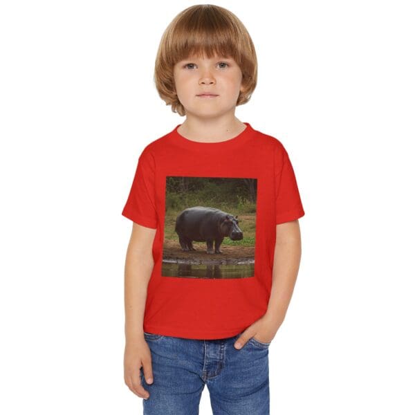 Toddler ZooMates! Adventure T-Shirt - Cute Design with Hippopotamus - Image 15
