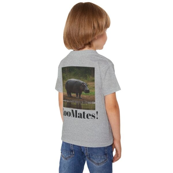 Toddler ZooMates! Adventure T-Shirt - Cute Design with Hippopotamus - Image 12