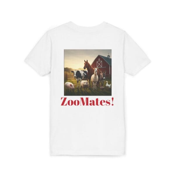 Youth Short Sleeve Tee with ZooMates! design and Fabulous Farm Animals - Image 4