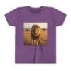 Youth Short Sleeve Tee - ZooMates! Large Lion Design - Image 25