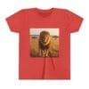 Youth Short Sleeve Tee - ZooMates! Large Lion Design - Image 41