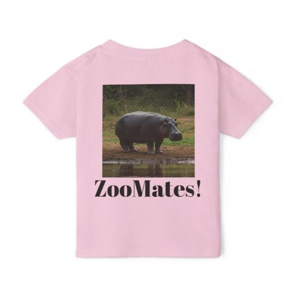 Toddler ZooMates! Adventure T-Shirt - Cute Design with Hippopotamus - Image 18