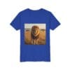 Youth Short Sleeve Tee - ZooMates! Large Lion Design - Image 23